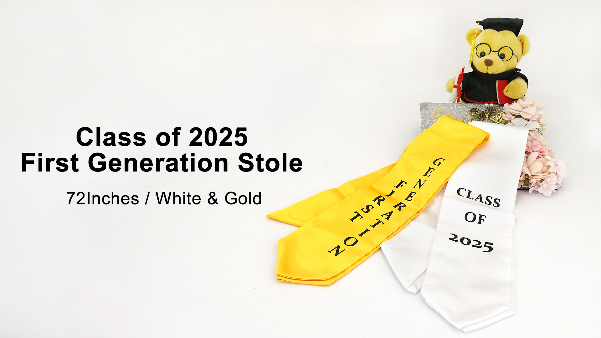 Amazon.com: GraduatePro First Generation Graduation Stole 72