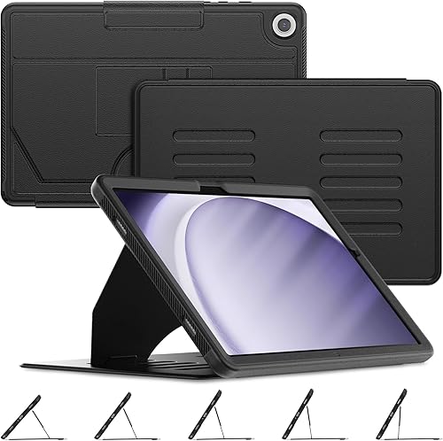 HXCASEAC Funda para tablet Samsung A9 Plus con soporte magnético de 5 ángulos, apagado y encendido automático, soporte de imanes fuertes para pegar