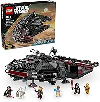 LEGO Star Wars Dark Falcon 75389 - Buildable Millennium Falcon Toy with 6 Minifigures, Rebuild the Galaxy Set Ages 10+