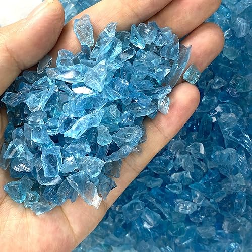 Vidrio de fuego 3lb Blue Glass Rock
