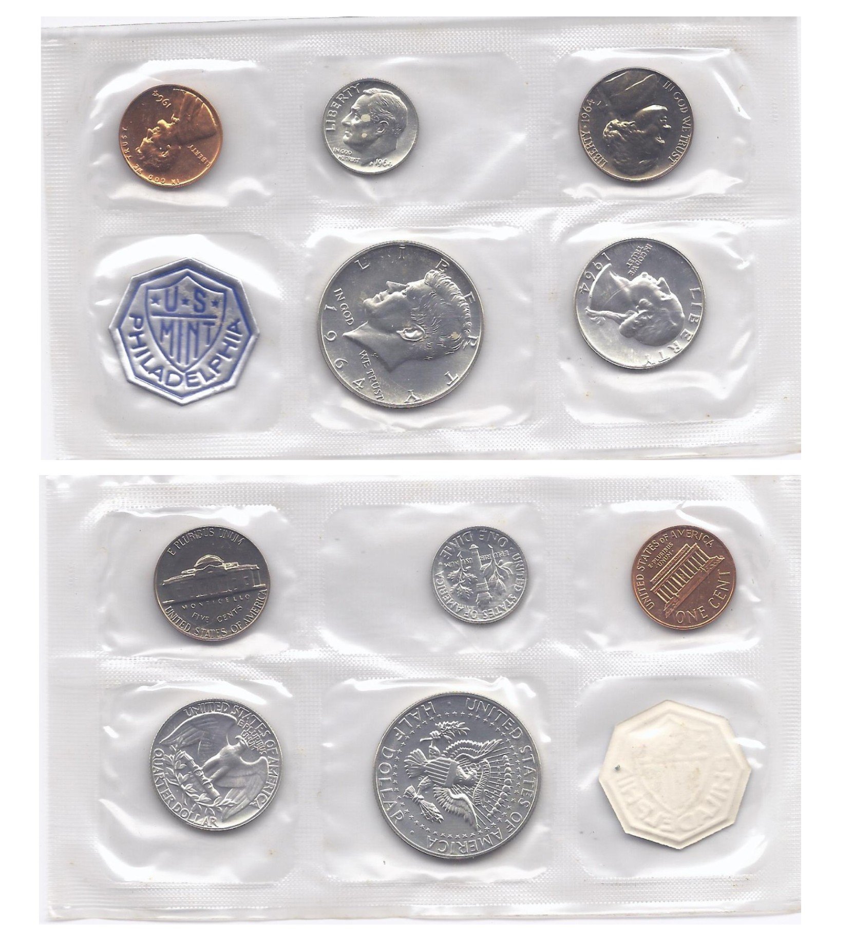 Amazon.com: 1964 Philadelphia US MINT PROOF SET : Everything Else