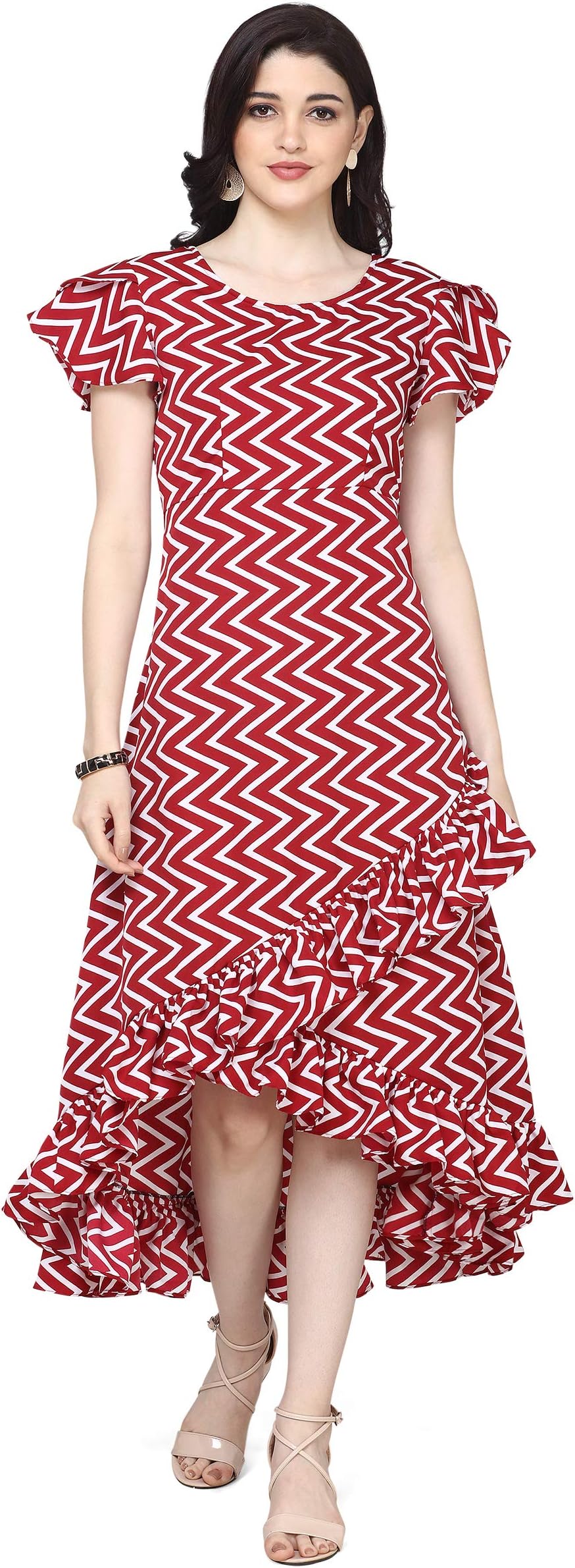OOMPH!Women's Wrap Long Length Dress