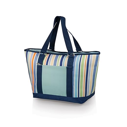 ONIVA - a Picnic Time Brand Topanga Insulated Cooler Tote, St. Tropez , 13.8" x 8.5" x 13"
