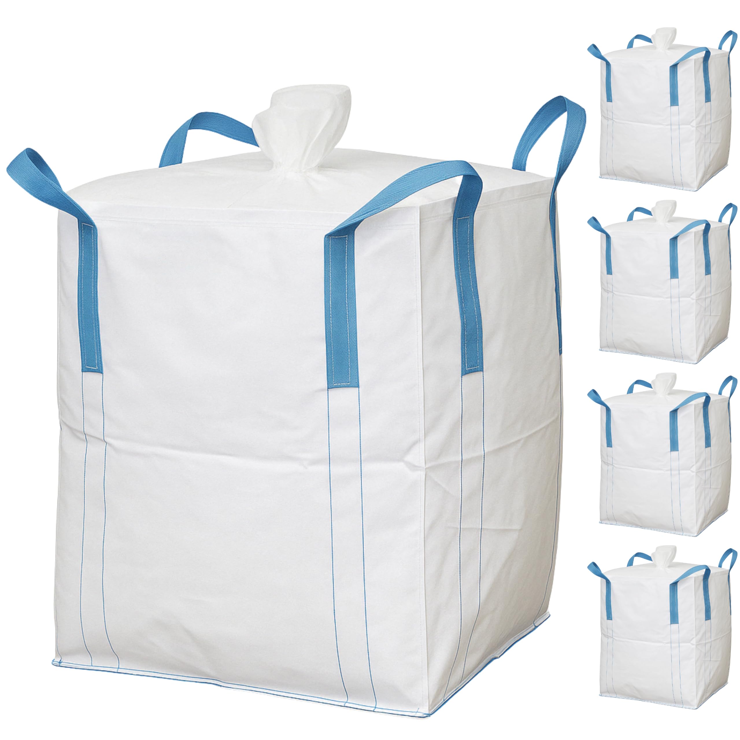 BigBag con grembiule, bocchettone, passanti extra grandi, contenitore monouso fino a 1500 kg BigBag (5)