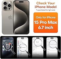 Vista 60 de ImpactStrong Magnetic Guard Designed for iPhone 14 Pro Max Case [Camera Protection] [Military Grade Drop Tested] [Compatible with MagSafe] Slim Black