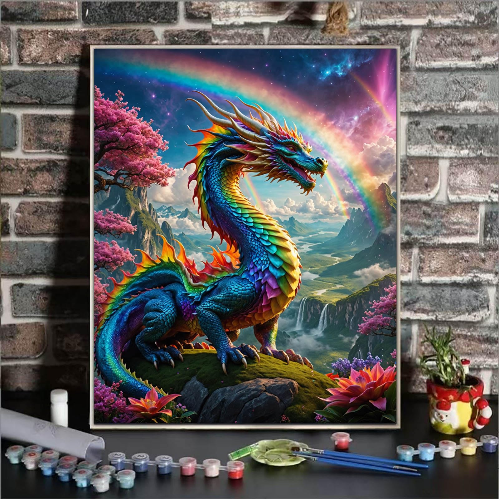 ヴィンテージ！レア! 3D paint by numbers kits vintage Paint by Numbers Craft Kit Dimensions PaintWorks