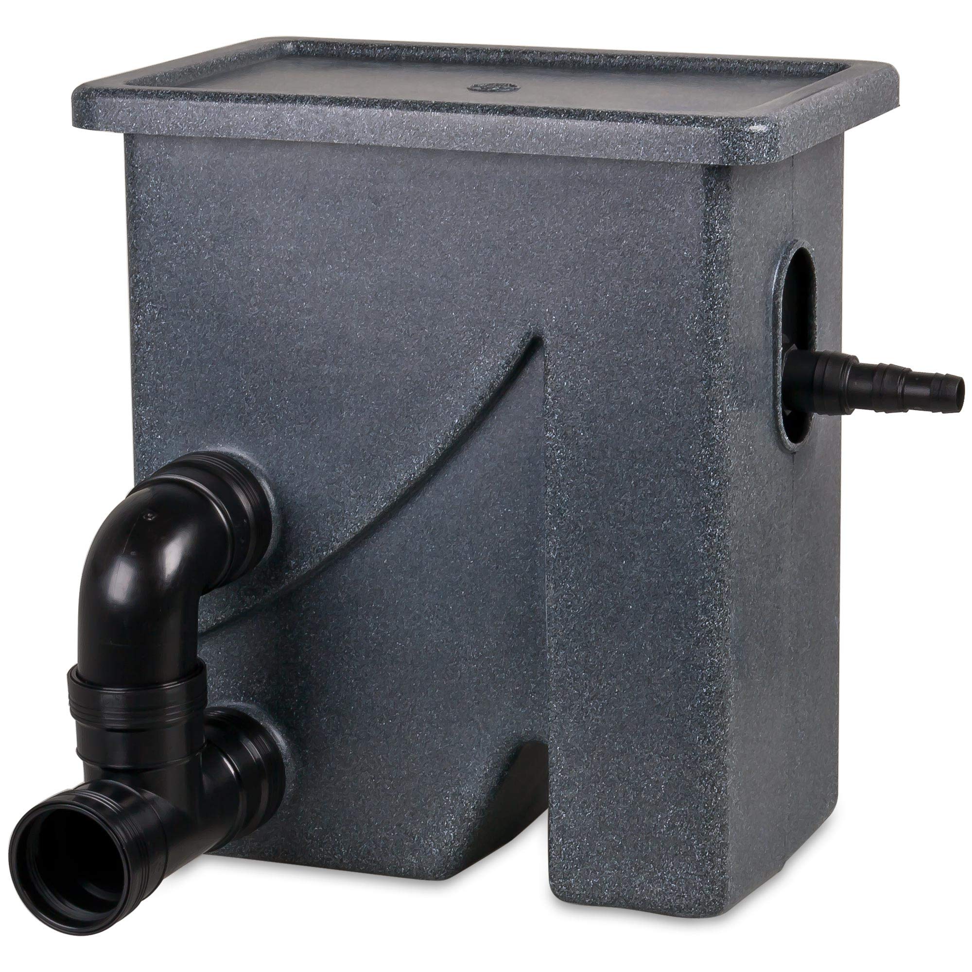 Wagner GREEN Siebbogenfilter Compactsieve II 2 schwarz, Vorfilter mit Spaltsieb für Koiteich und Gartenteich
