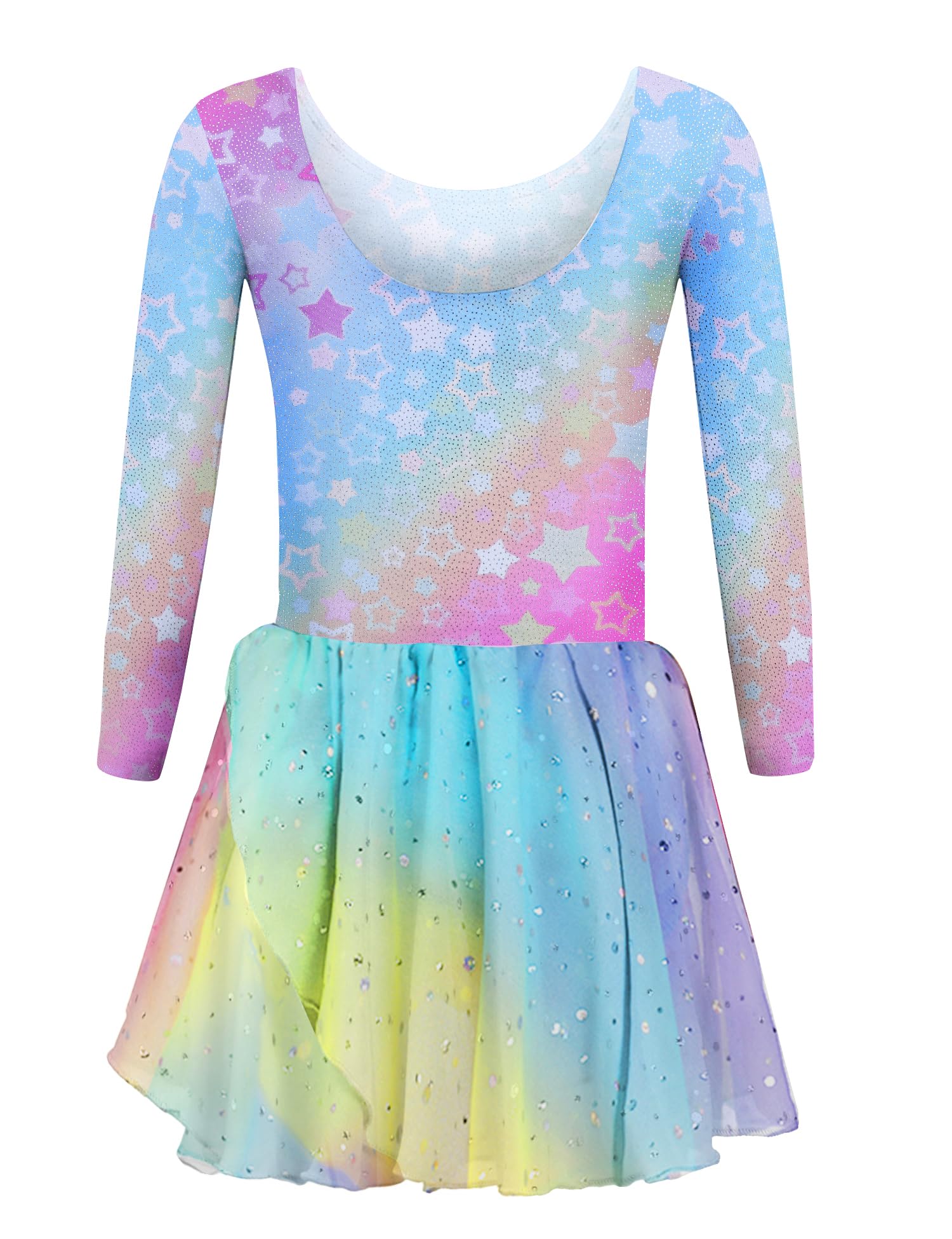 Bodywear LTD - Gonna Metallica Per Bambine Da Ballo, Pattinaggio, Tap, Jazz, Ginnastica) Argento 5-6 Anni - Foto 4