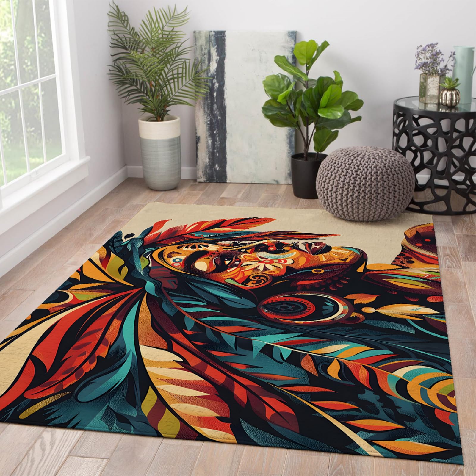 Esotismo Tappeti Stile Etnico Unico Donna Decor Tappeti Tappetino Antiscivolo Lavaggio In Lavatrice Tiro Tappeti per Soggiorno Camera Da Letto Ingresso 180x250cm