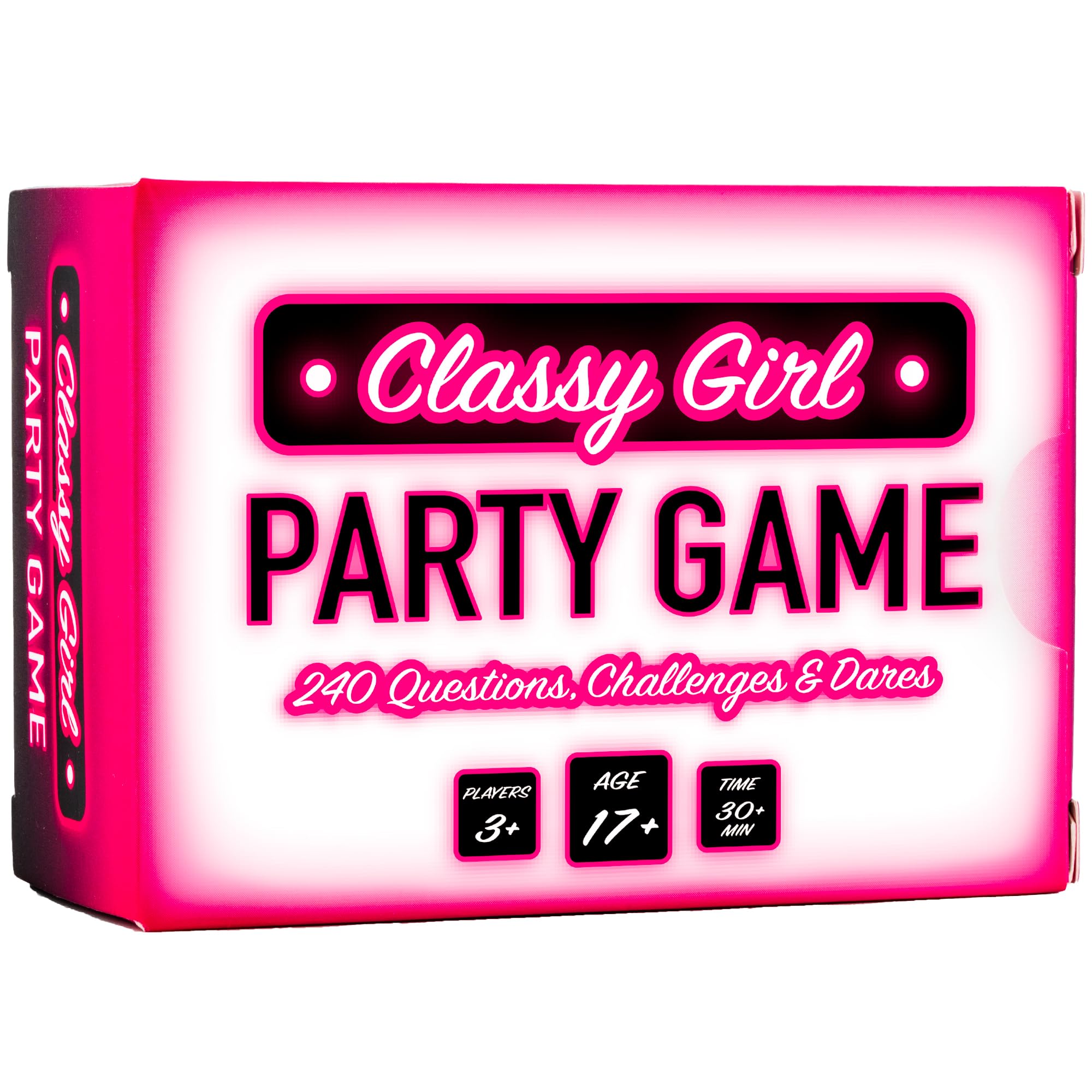 Classy Girl Girls Night Party Game for Adults - Hilarious Questions, Dares & Challenges for Bachelorette, Birthday, Ladies Nights, College and Sorority Parties