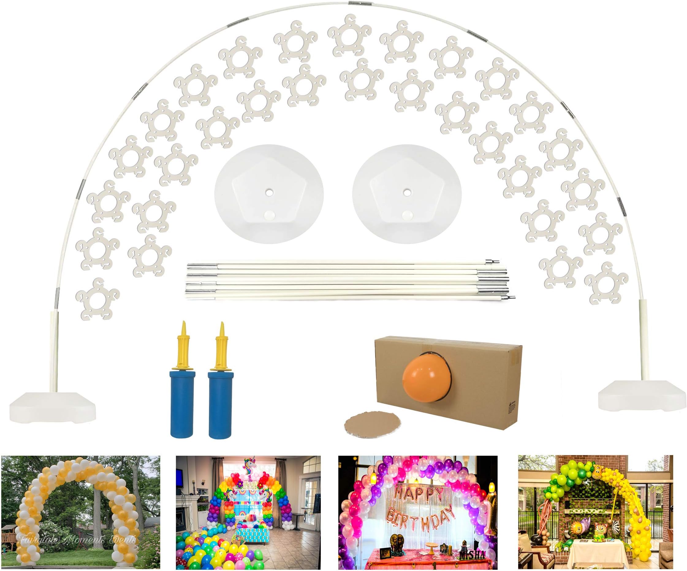 DeElf Quick & Easy Balloon Arch Kit for Birthday, Event Planning, Wedding Event Party Decoration