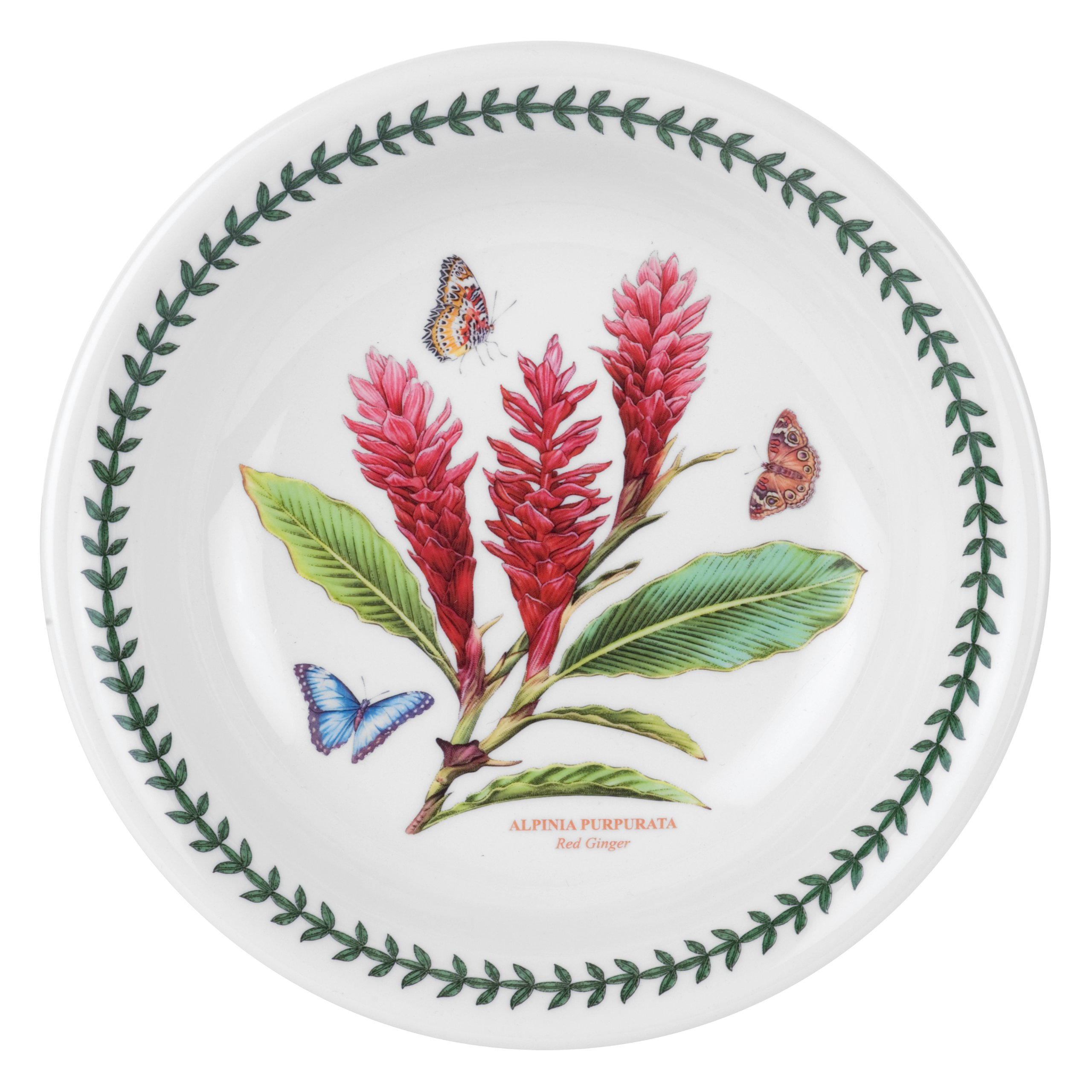 Portmeirion EG45740 Exotic Botanic Garden Pasta Bowl, Set with 6 Assorted Motifs, Ceramic, Multicolor