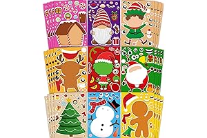 Christmas Kids Games: 36 PCS Christmas Stickers for Kids