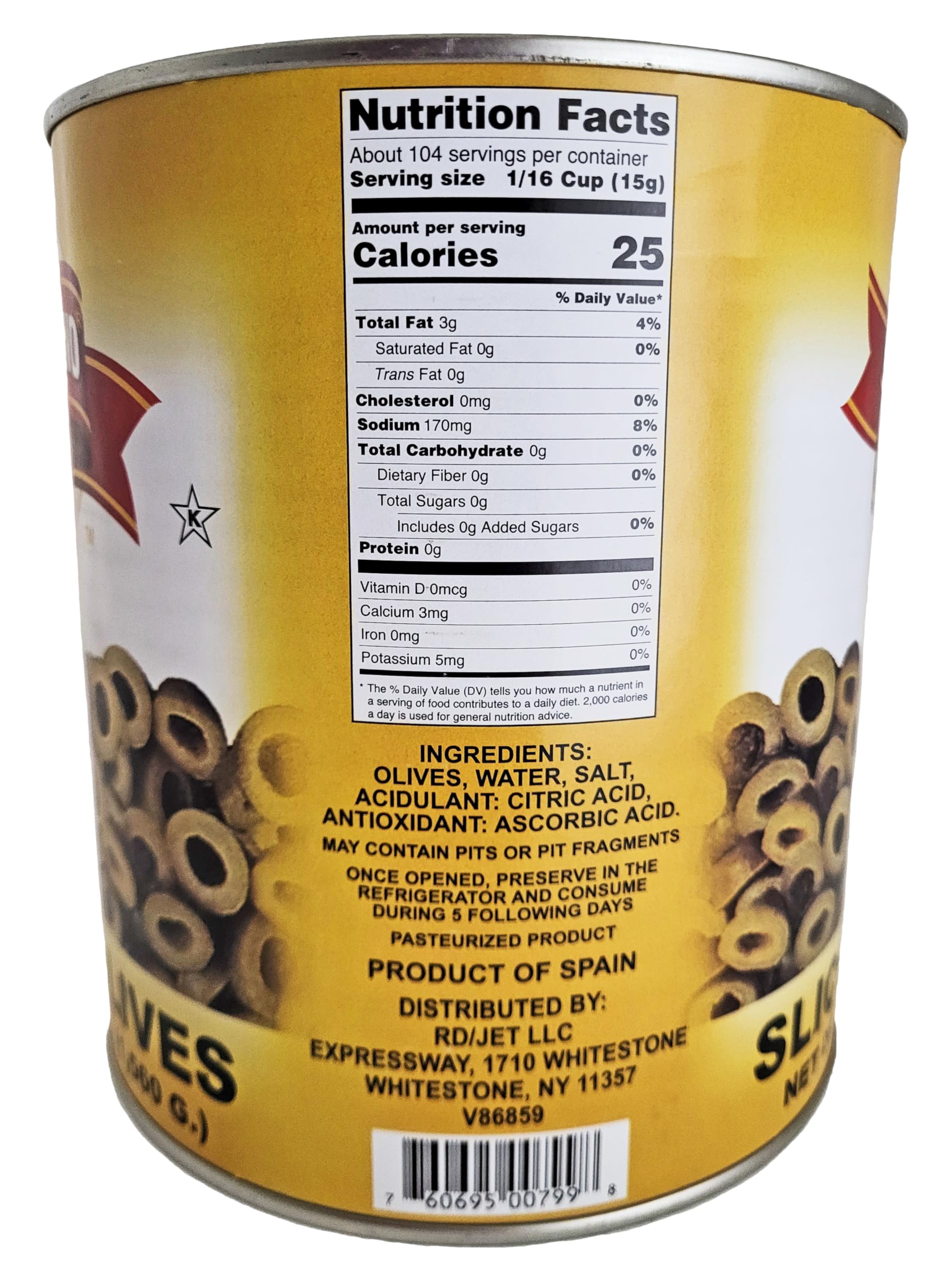 Amazon.com : Supremo Italiano Sliced Green Olives 55oz : Grocery