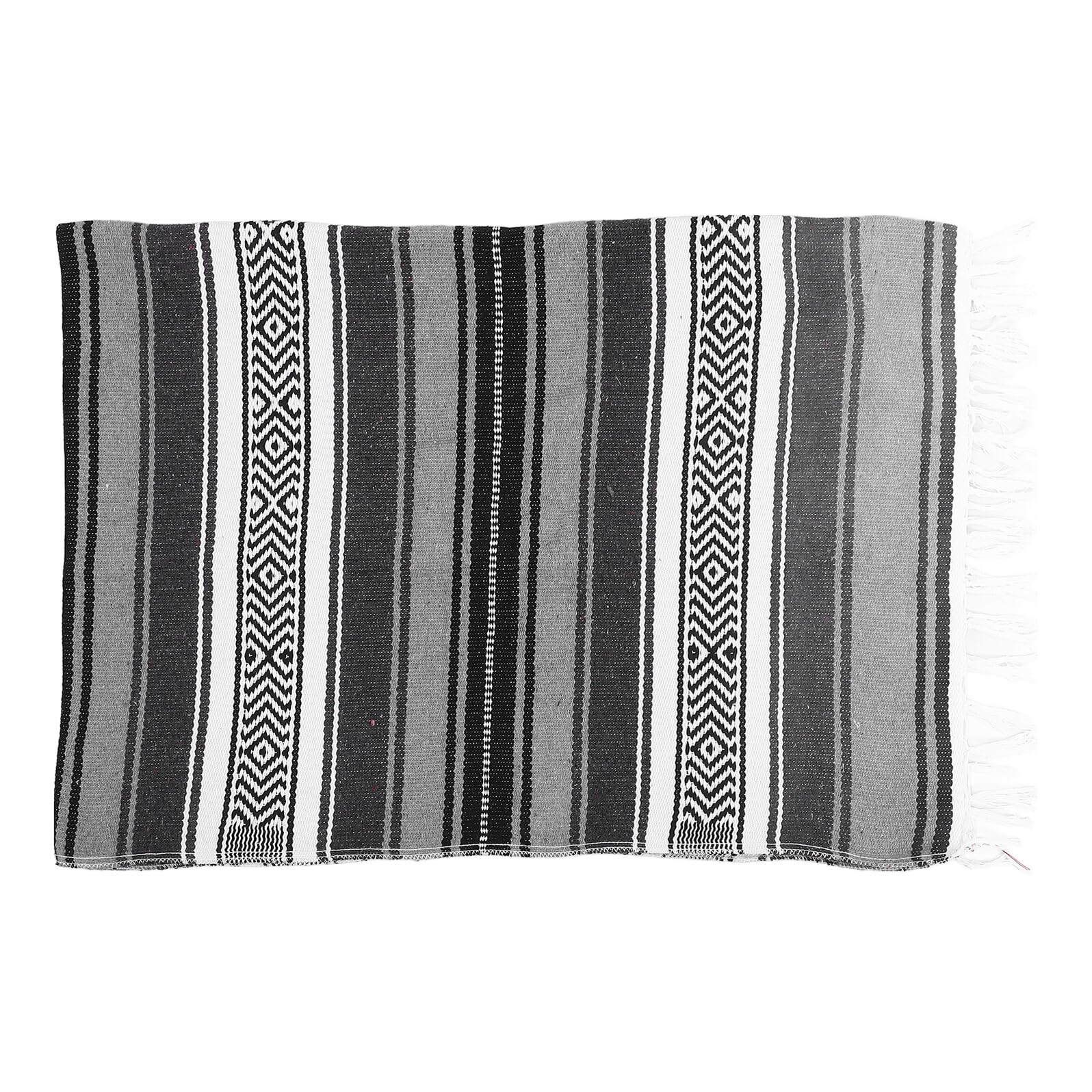 Plaid Mexicain jeté de canapé couverture yoga douce tapis jacquard résistant