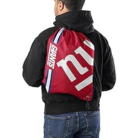 FOCO New York Giants NFL Alternate Color Big Logo Drawstring Backpack - Red