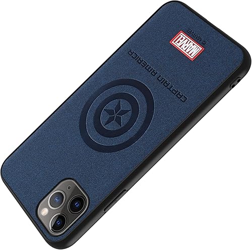 Miniatura 6 de IRON SPIDER Funda para iPhone 11 Pro Max, con personaje de superhéroe iPhone 11 Pro Max, funda de piel (azul)