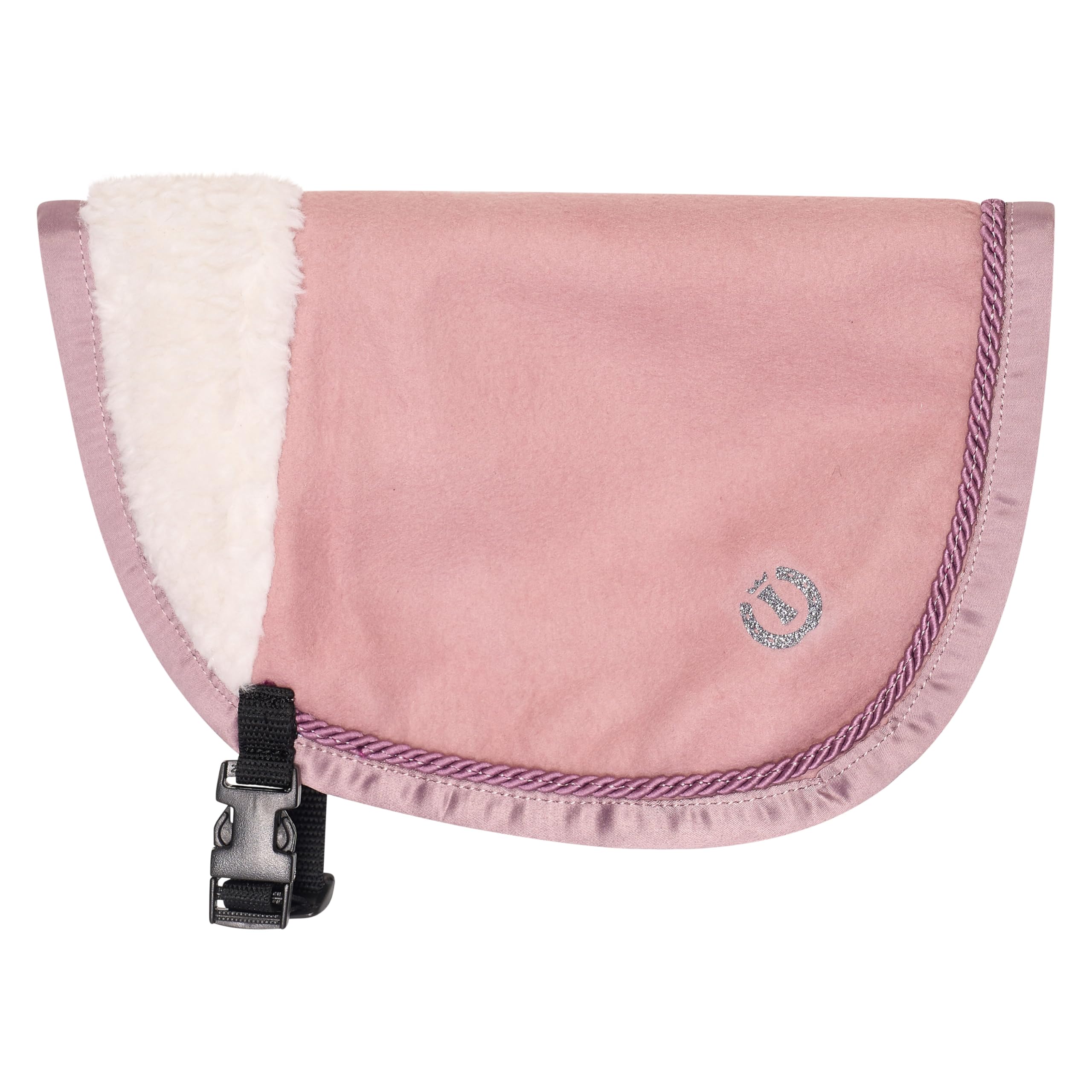 Imperial Riding Hobby Horse IRH Free Spirit Fleece Blanket with Faux Fur Collar and Clip Closure, Ballerina, 1 Size