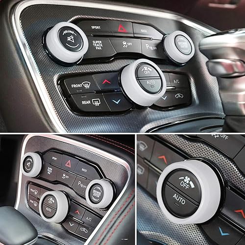 Miniatura 3 de Interruptor de aire acondicionado, perilla de botón de CD para Dodge Challenger Charger Chrysler 300 300s 2015-2023, para Ram 2013-2018, accesorios