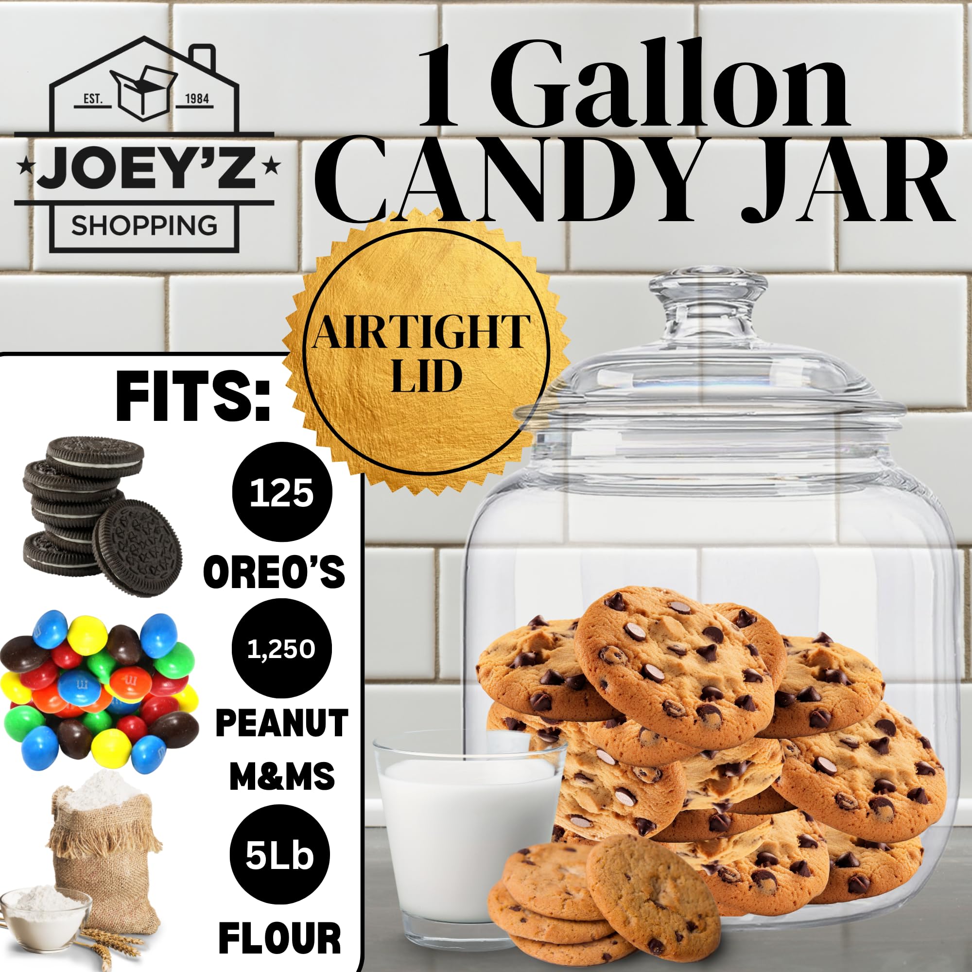 Amazon.co.jp: JOEY'Z 120オンス / 3.7L - アクリル気密キャンディ