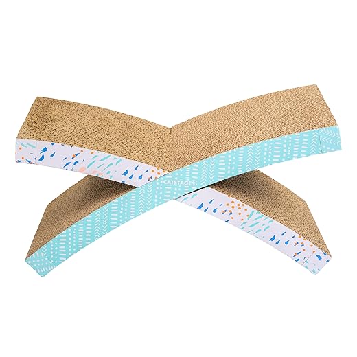 Catstages Easy Life Hammock Corrugated Cat Scratcher with Catnip