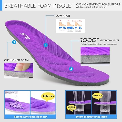 Miniatura 4 de STQ - Tenis para correr transpirables con cámara de aire para mujer