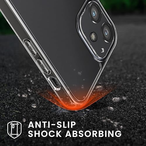 Miniatura 4 de kwmobile Juego de fundas transparentes 5 en 1 compatibles con iPhone 15, incluye protectores de pantalla y cámara, transparente