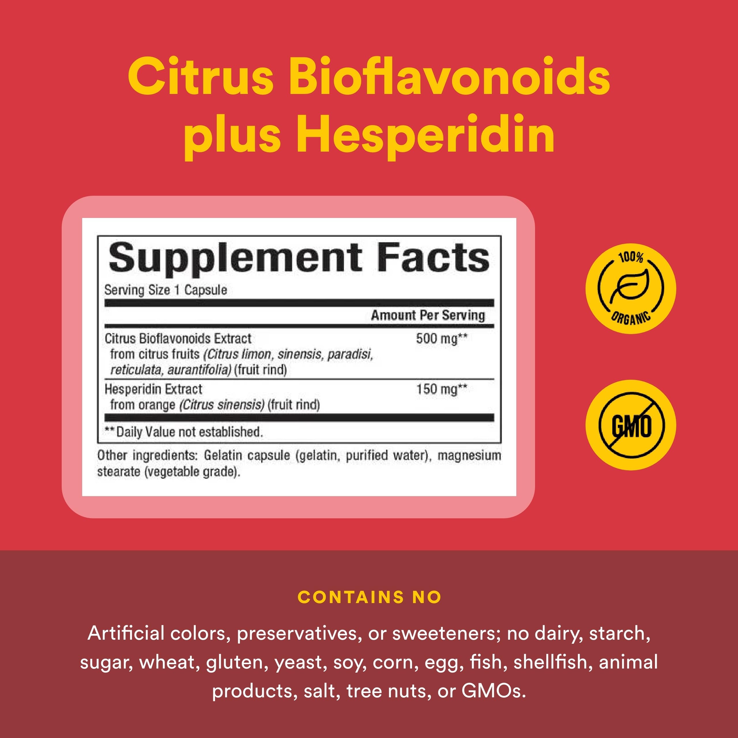 Natural Factors Citrus Bioflavonoids Plus Hesperidin 650 mg, 90 Capsules — Amazon image 4