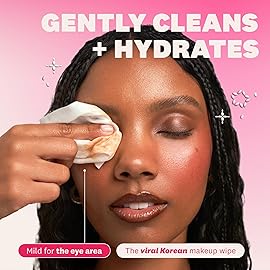 THE FACE SHOP X GLAMZILLA Rice Water Bright Cleansing Wipes On-the-Go Bundle for Face, Moisturizing, Infused with Rice Extract, Cleansing Facial Wipes, 25 Count (Pack of 3)