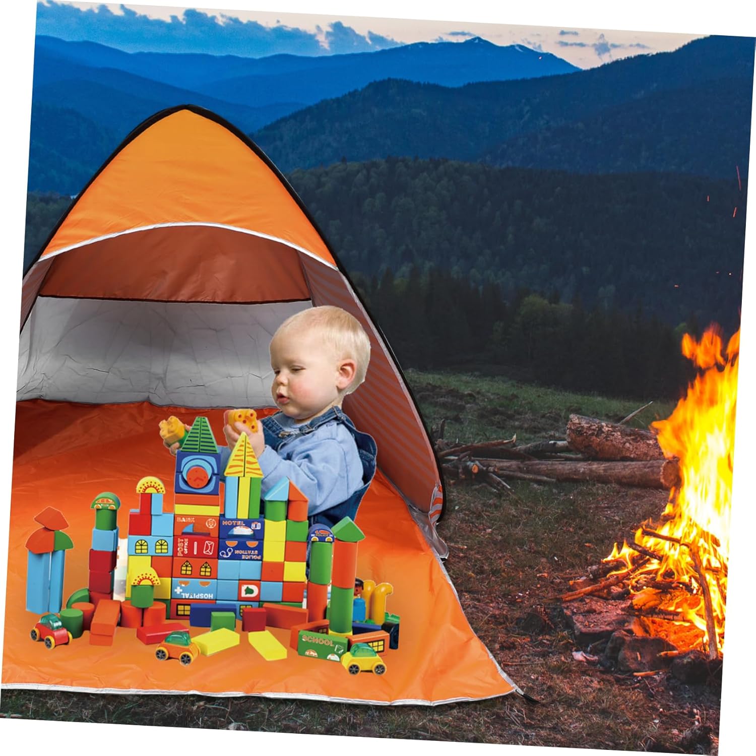 1set Quick Opening Beach Picnic Tent Automatic Setup Camping Shelter Storage Bag for People Breathable Design for Outdoor Activities and Fishing