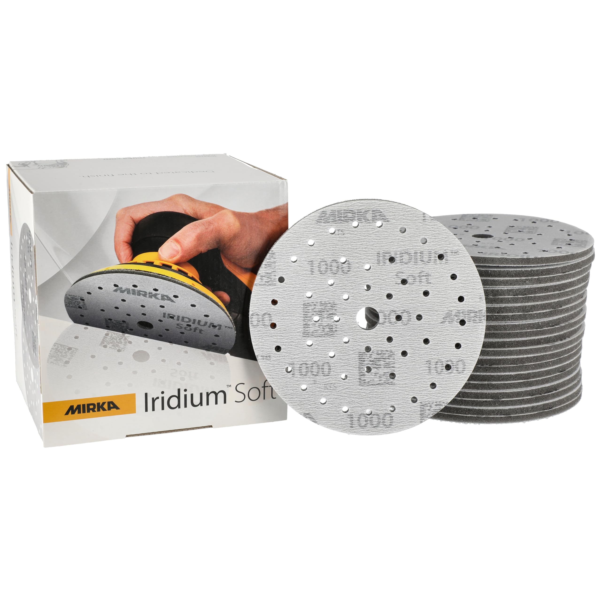 Mirka sanding discs Iridium Soft Multifit 150 mm P1000 20 pcs