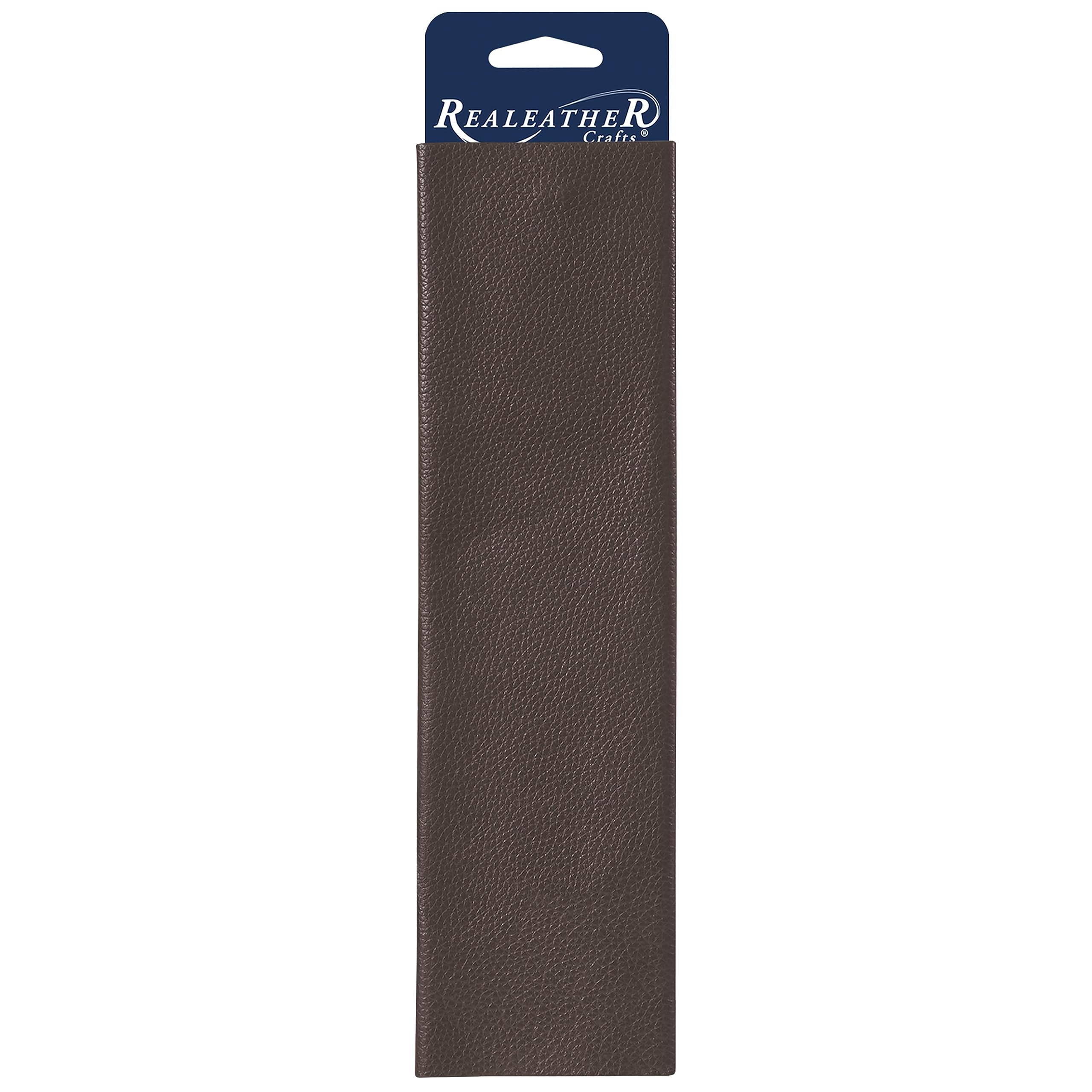 Realeather C0811 03 Lámina de cuero de vaca para manualidades, 3 4 oz, chocolate, 1 pieza