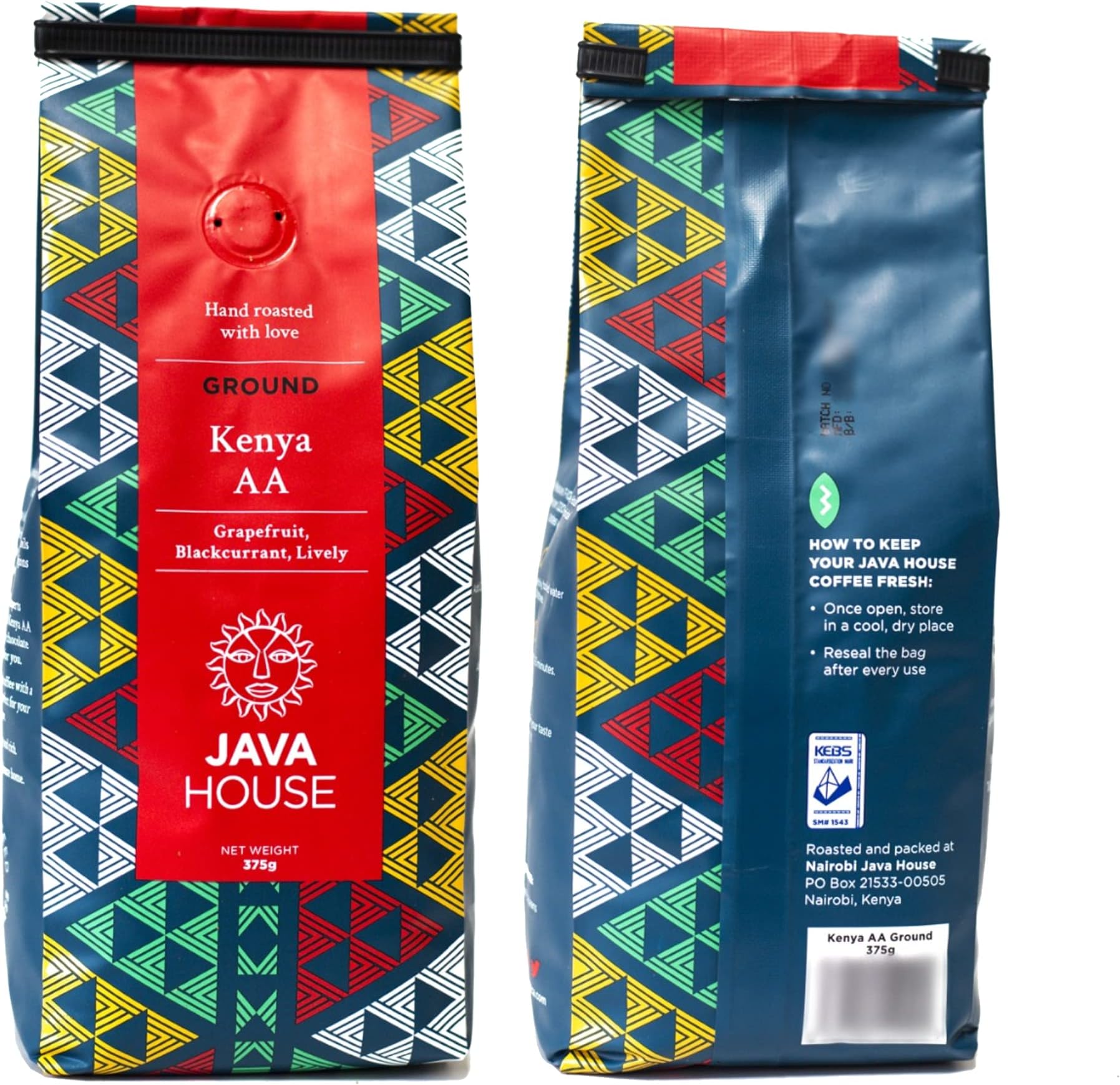 Amazon.com : Java House Africa Kenya AA Ground Coffee Beans - Fresh ...