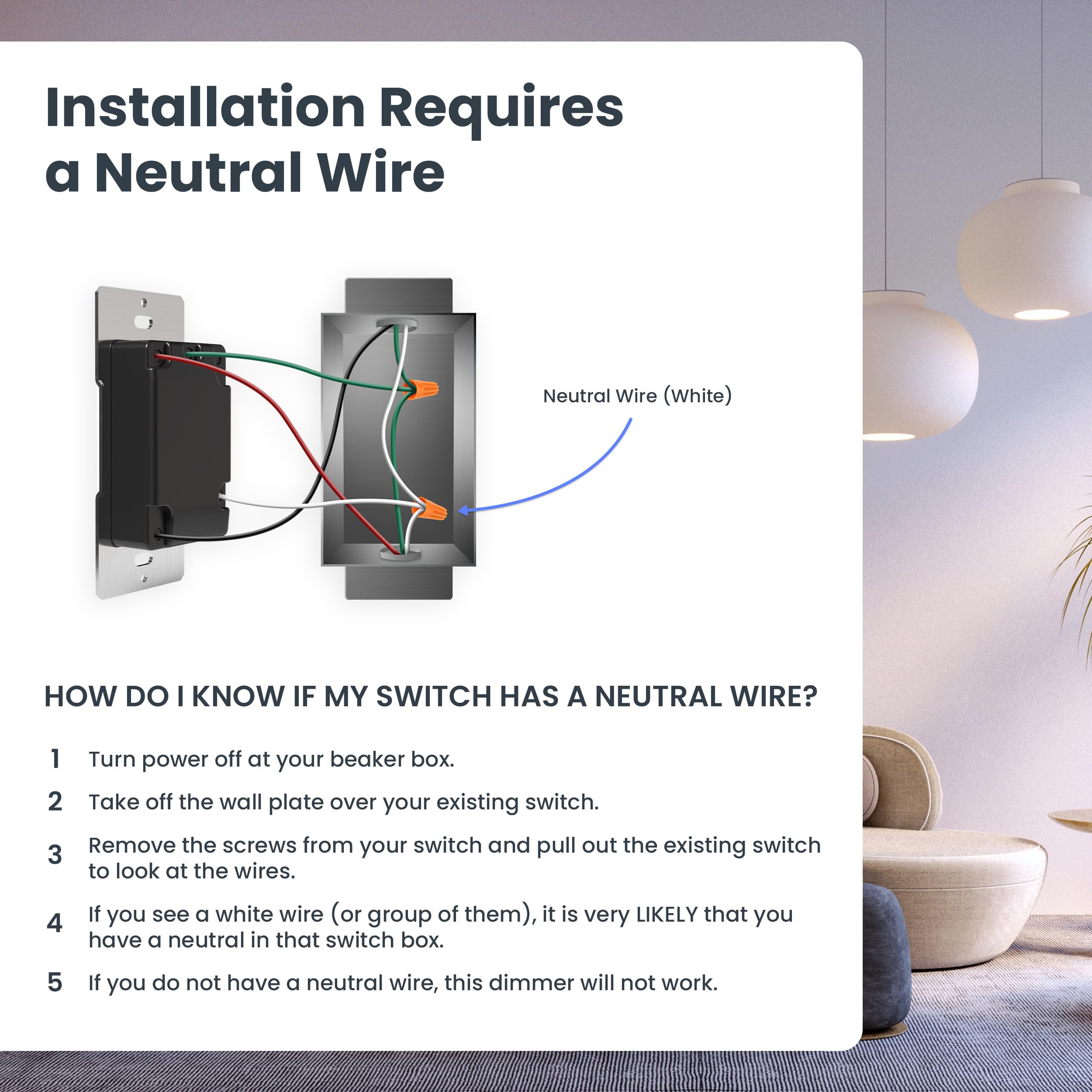 Feit Electric Smart WiFi Drehdimmer Schalter, einpolig/3-Wege/4-Wege, funktioniert mit Alexa & Google Assistant, TRIAC Dimmen, EZ Bluetooth Pairing, App-Steuerung, Neutraldraht erforderlich, DIM