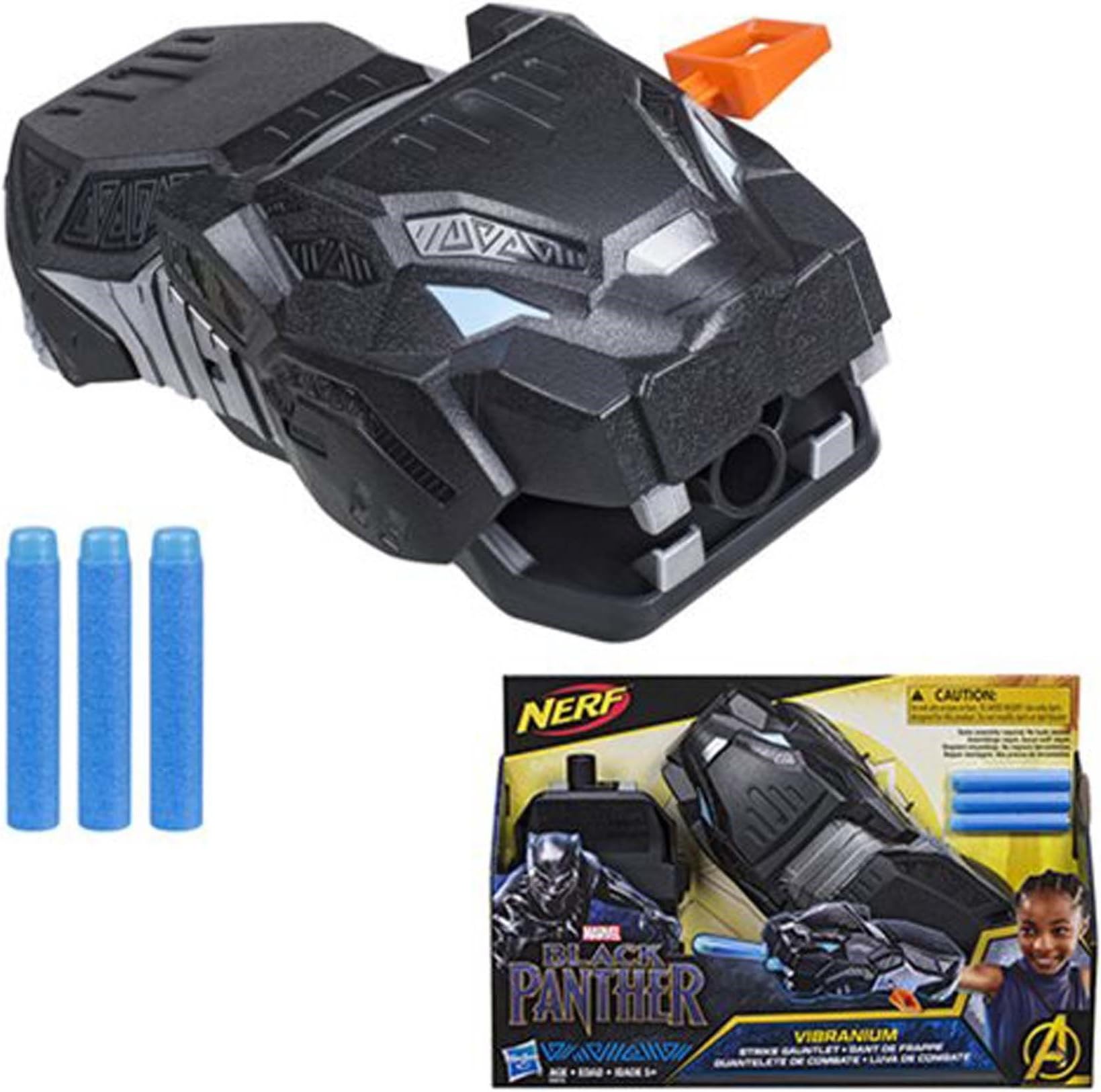 Nerf Black Panther Nerf Vibranium Strike Gauntlet