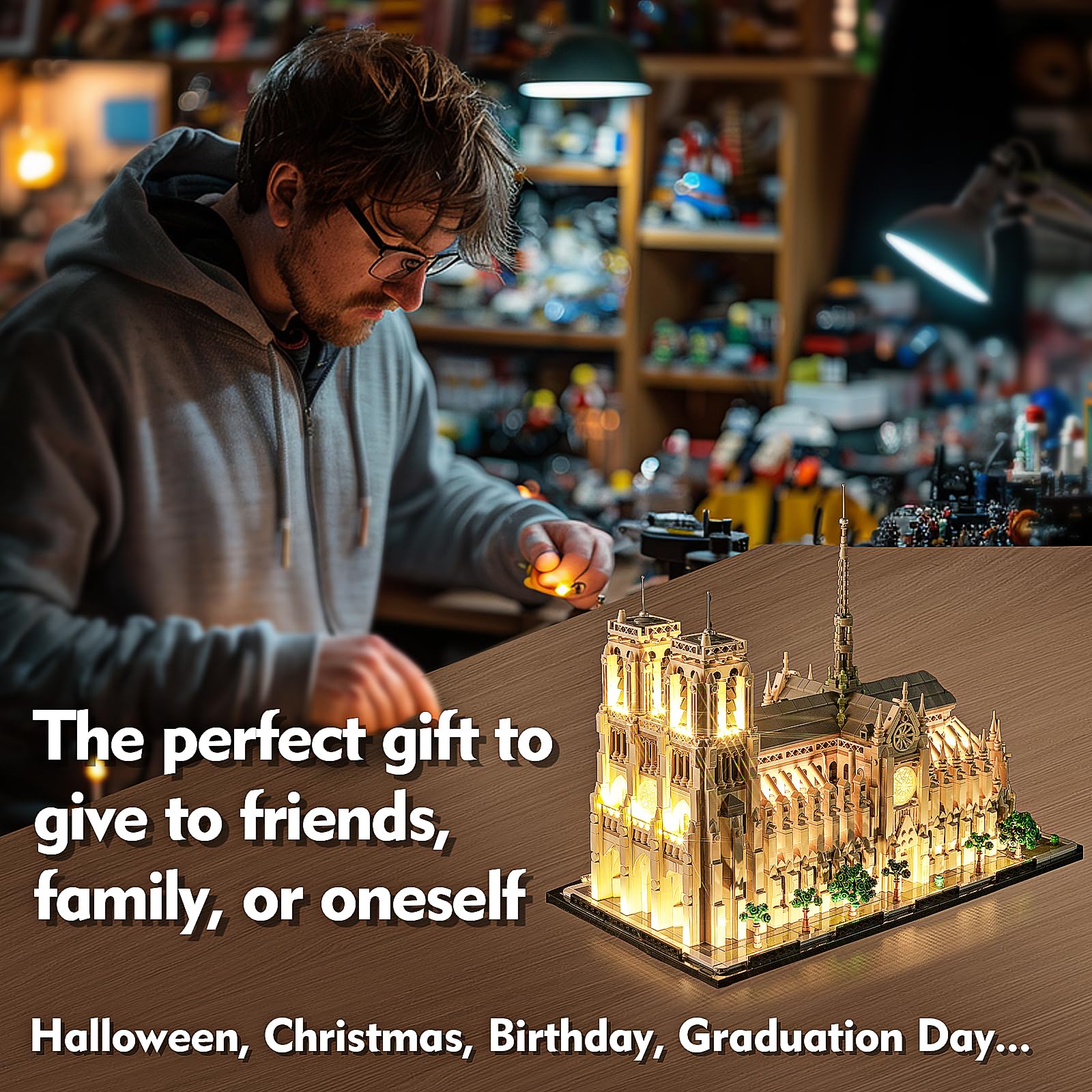 Amazon.com: Brickshining LED Lighting Compatible with Lego Notre