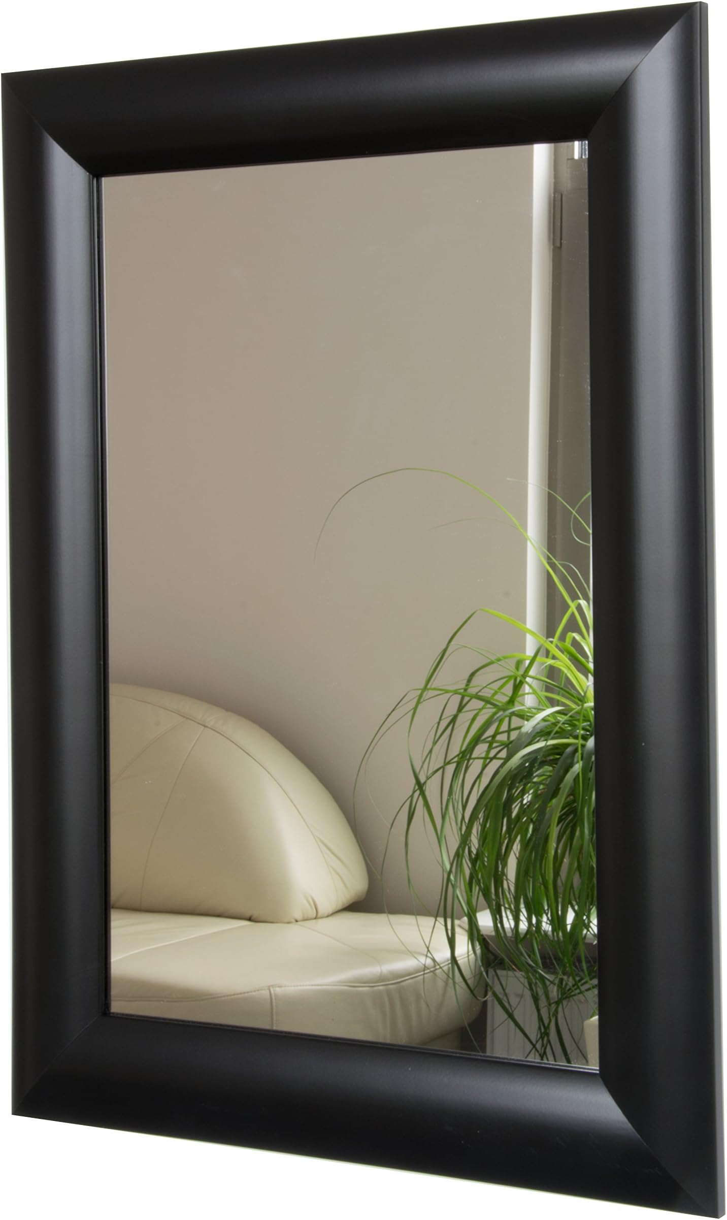 BD ART Black Framed Wall-Mounted Mirror, 49x67 cm