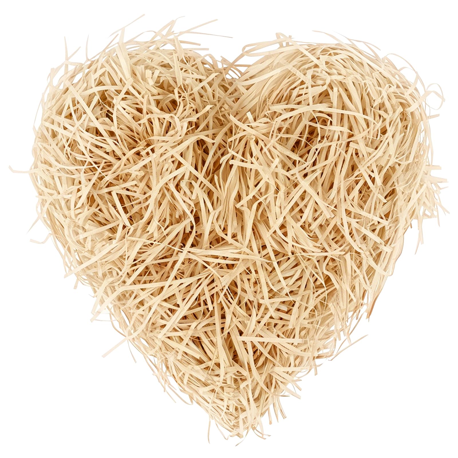 Alaoo Raffia Paper Shreds, 500g Shreds Stuffing Paper, Shredded Paper Packaging for Soft Hamper Filling and Packaging Filler Shreds Stuffing Paper and Cushioning Material for Moving, Khaki