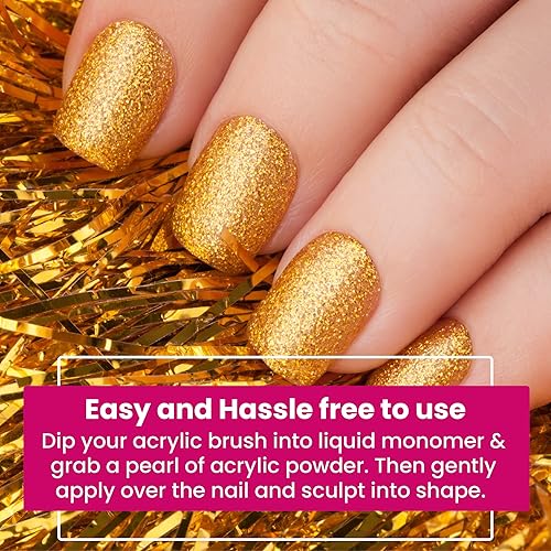 Miniatura 4 de Mia Secret Colección de polvos acrílicos GLITTER (12 piezas) Colección de polvos para arte de uñas con 12 colores únicos, fabricado en Estados Unidos