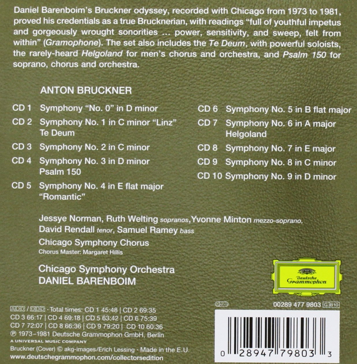 Sämtliche Sinfonien 0-9 (Ga)