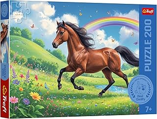 Comprar Trefl The Treflik Family, Caballo digno 200 Piezas-Puzzle Colorido con Animales, para niños a Partir de 7 años, Multicolor (13355)