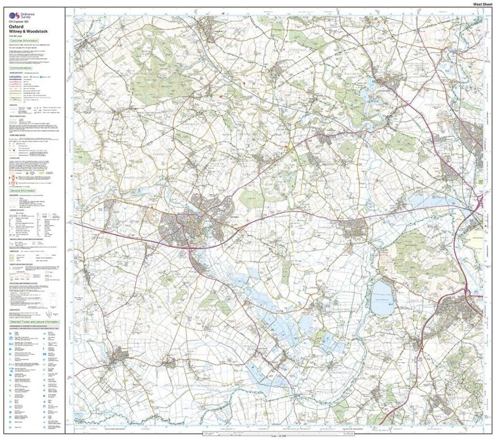 Map Of Witney Area Amazon.com: Oxford, Witney And Woodstock (Os Explorer Map): 9780319243732:  Sports & Outdoors