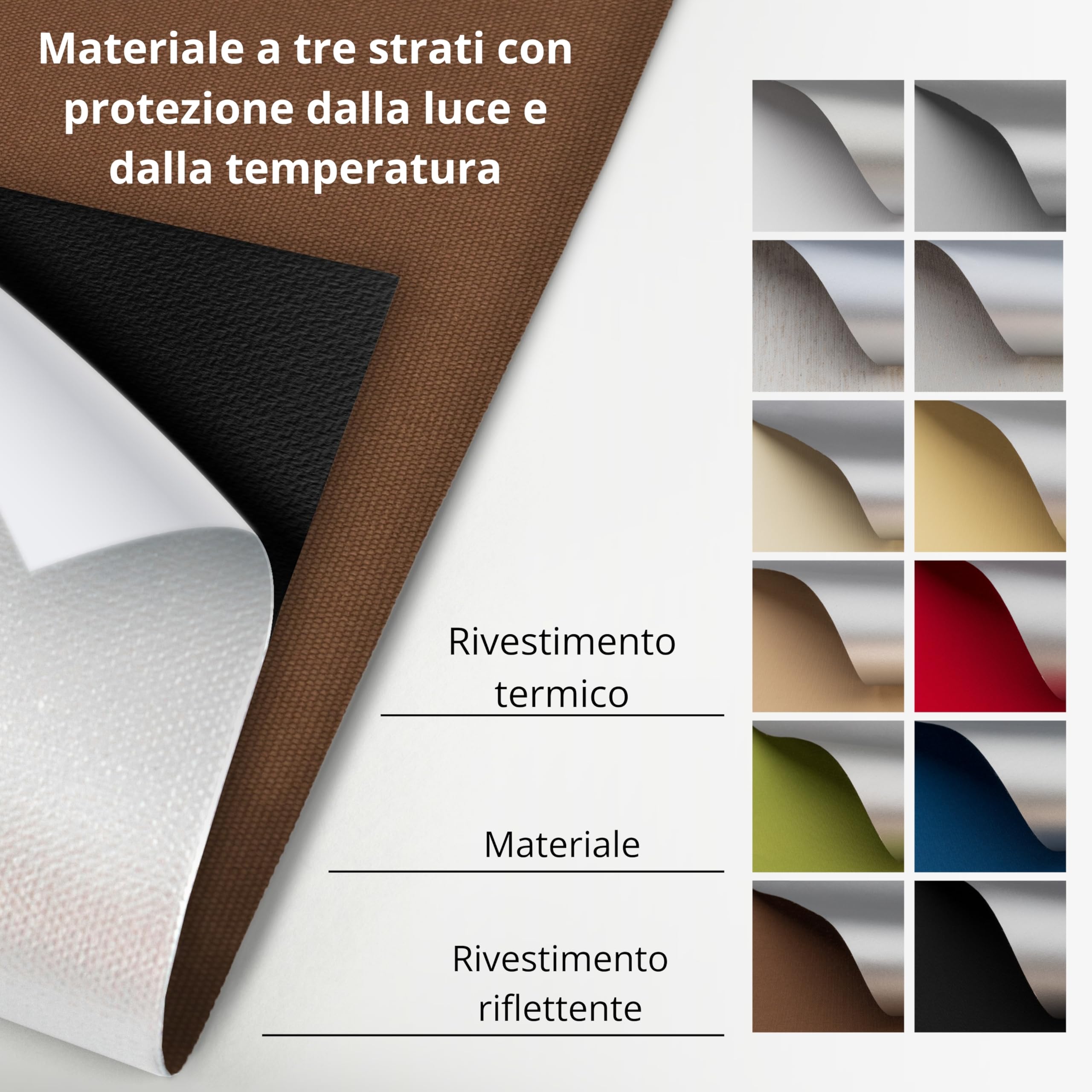 Tenda A Rullo In Bambù 170x120cm - Oscurante Per Interni/Esterni Con Installazione Semplice - Foto 11