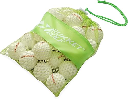 Rukket Sports Tru-Spin - Pelotas de golf de espuma para práctica, pelotas de práctica de golf de vuelo limitado de espuma de alta densidad, elige