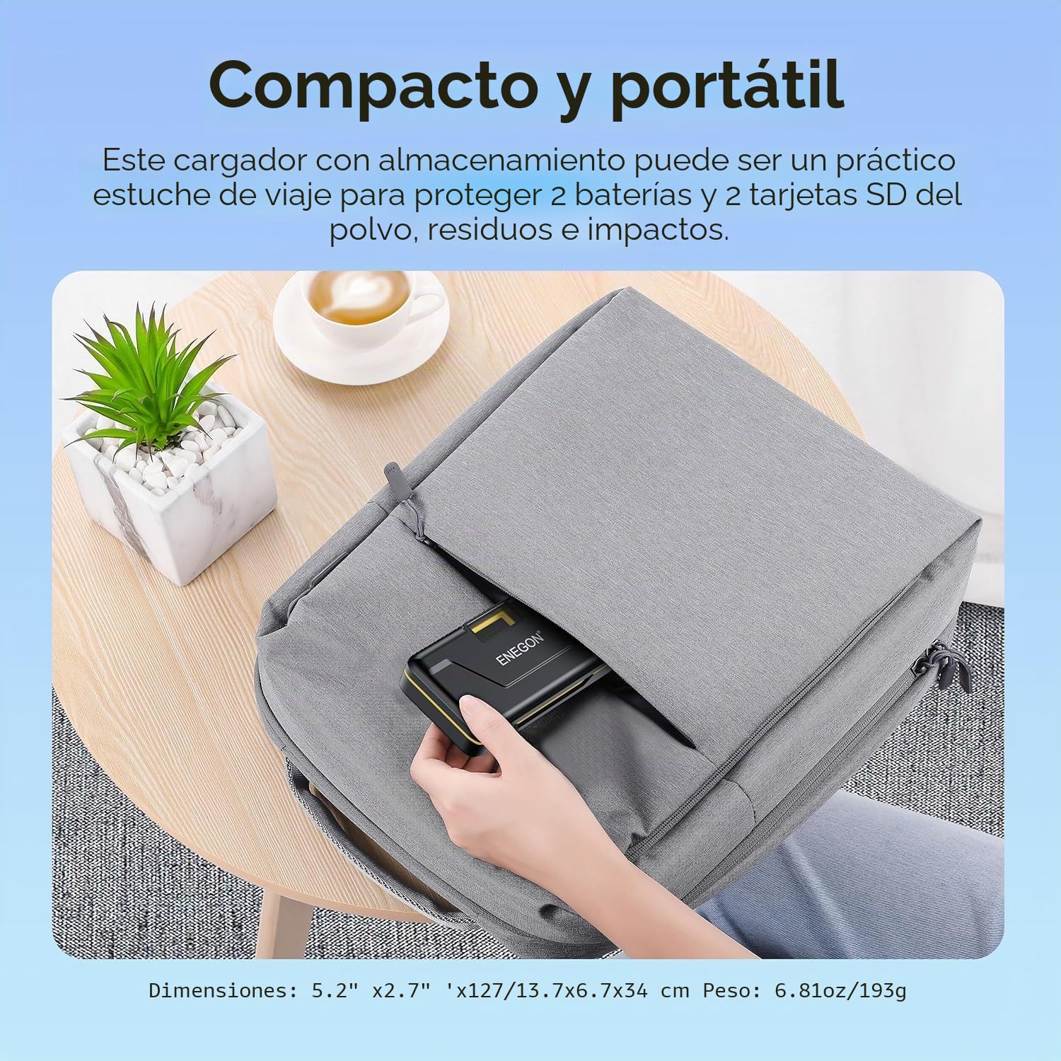 ENEGON NP-FW50 Batería 1800mAh de 20W LCD Cargador para Sony Alpha ZV-E10, A6000, A6500, A6300, A6400, A5000, A5100, A55, A7, A7II, A7RII, A7SII, A7S, A7S2, A7R, A7R2, RX10