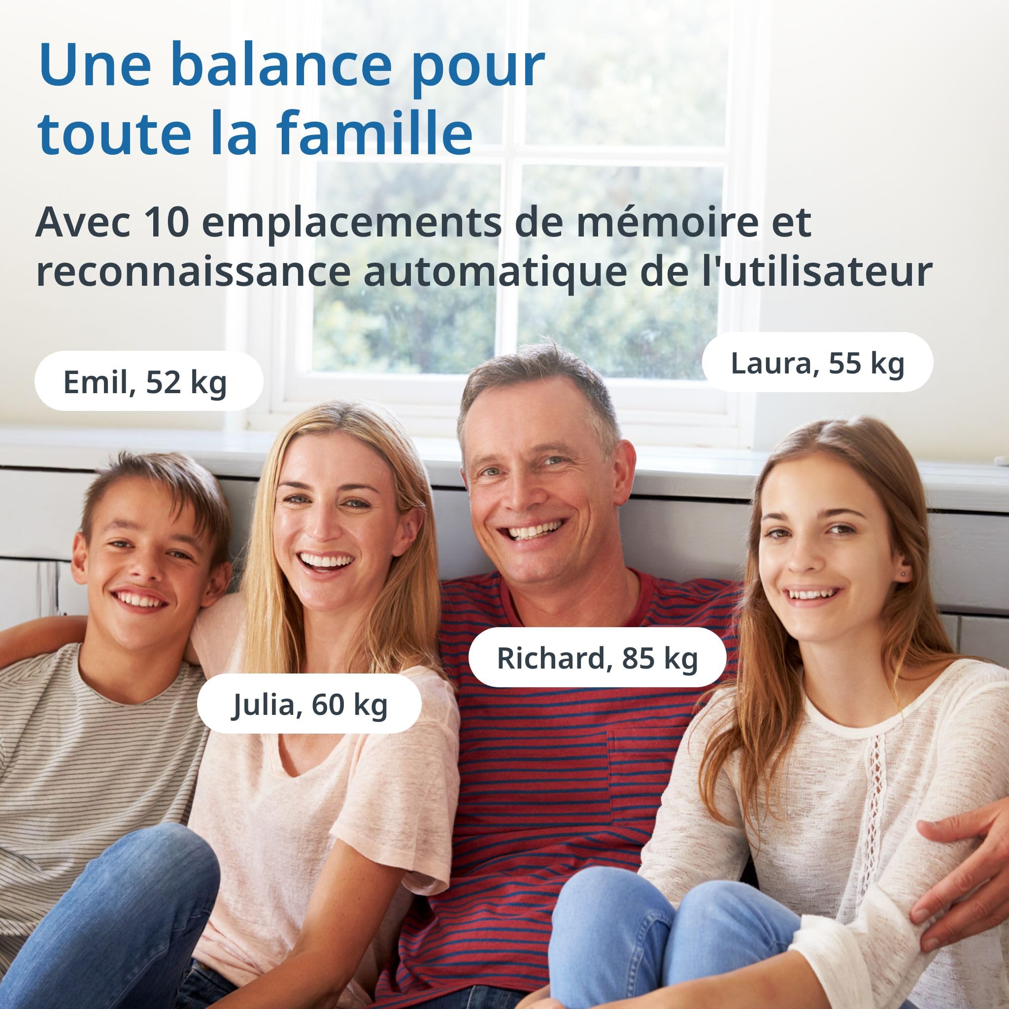 ADE Balance pèse personne impédancemètre | pèse personne masse graisseuse et muscle fiable et précis | capacité elevée du 200 kg | scales for body weight | noir