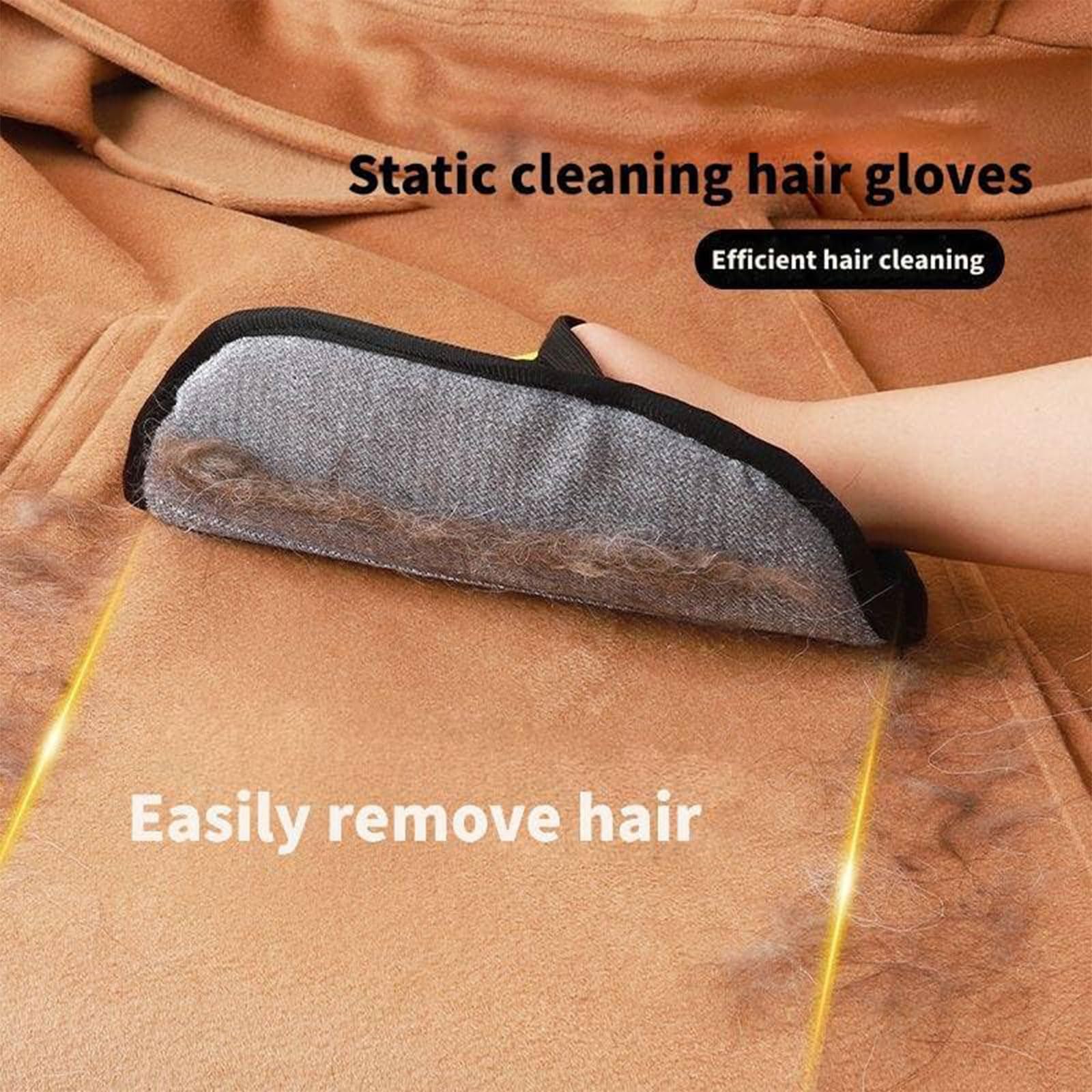 Puasok 2er Set Fell Magnet Handschuhe - Doppelseitiger Haustierhaarentferner Für Katzen & Hunde