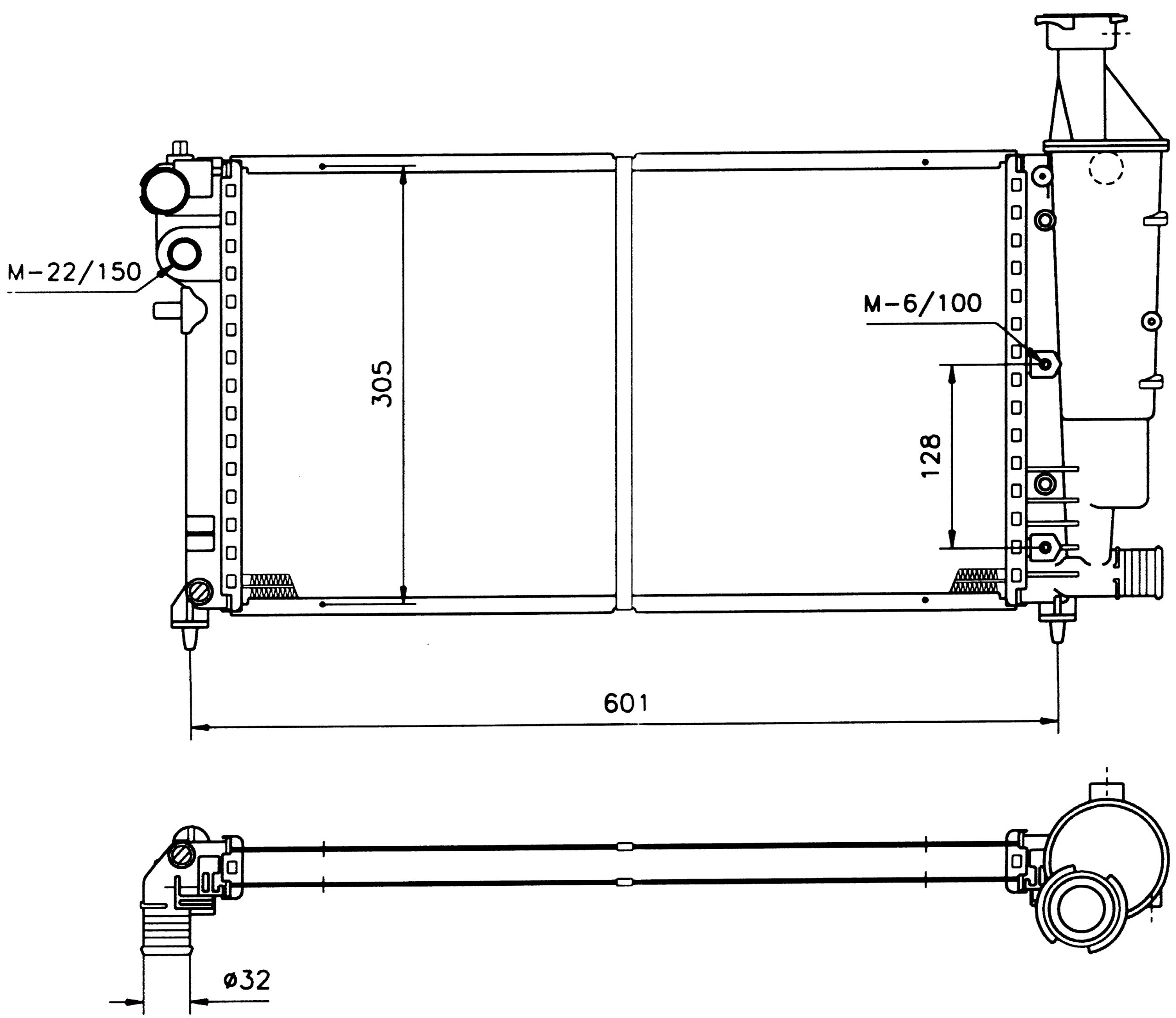NRF 50421 Radiateur, refroidissement du moteur