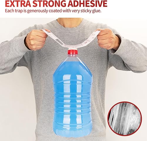 Miniatura 3 de Trampas adhesivas para ratones, paquete de 12 trampas de pegamento precebadas, plegables, a granel, no tóxicas, para interiores, para insectos,