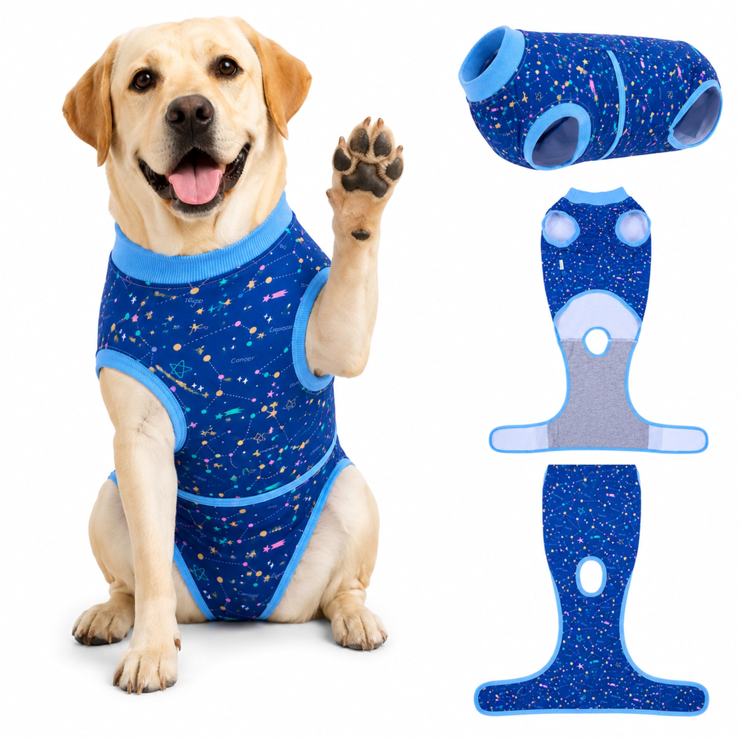 Combinaison pour animal domestique convalescent lors des siestes